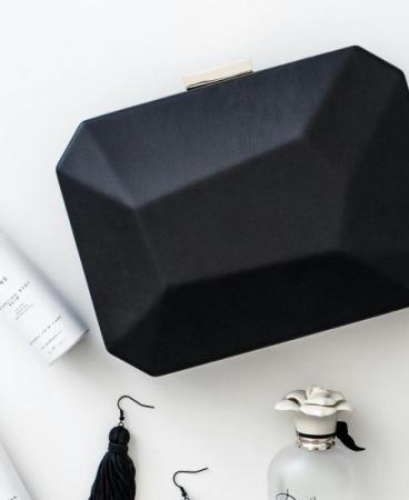 Noire Clutch Bag