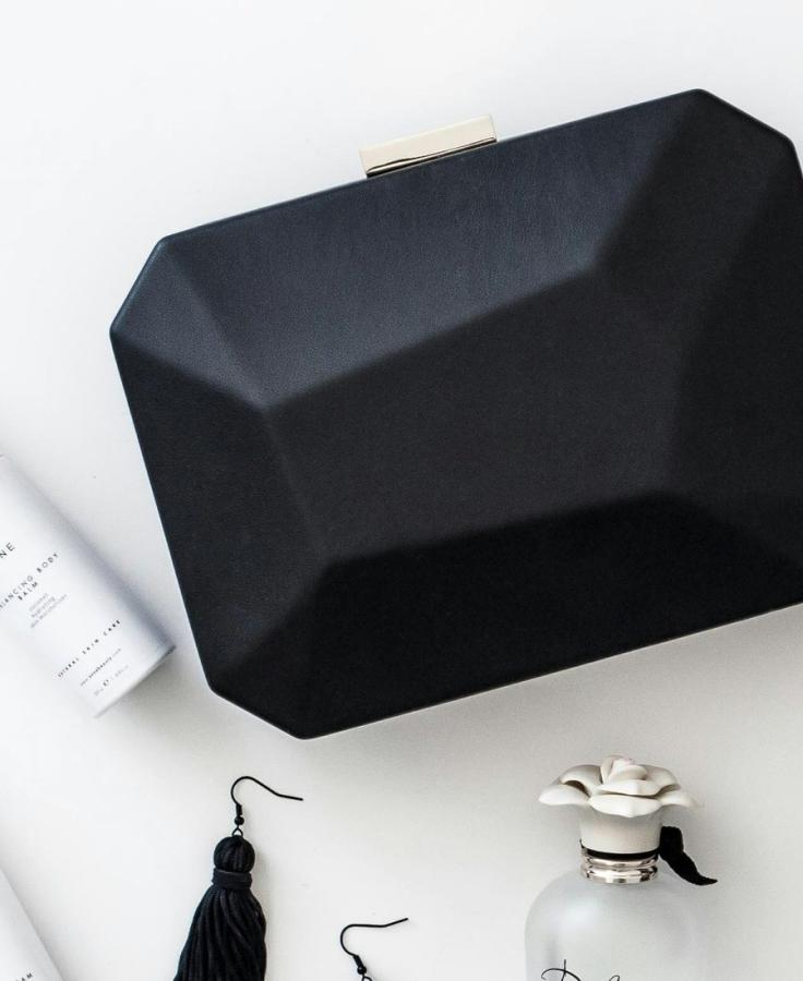 Noire Clutch Bag